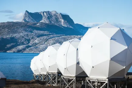 O gateway da Eutelsat OneWeb em Nuuk